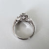 1.24ct Asscher Cut Diamond Engagement Ring