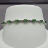 Tsavorite & Diamond Bracelet