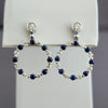 Sapphire & Diamond Earrings