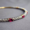 Ruby & Diamond Bangle Bracelet