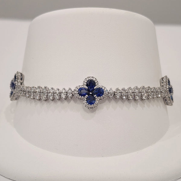 Sapphire & Diamond Bracelet