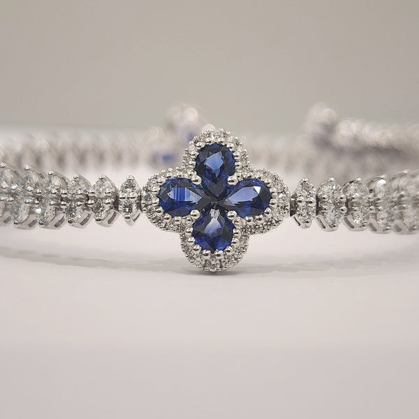 Sapphire & Diamond Bracelet