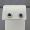 Sapphire & Diamond Earrings