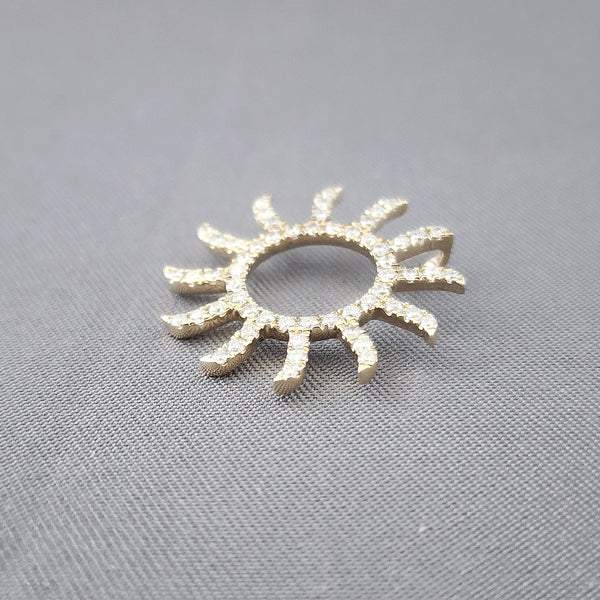 Diamond Sun Pendant