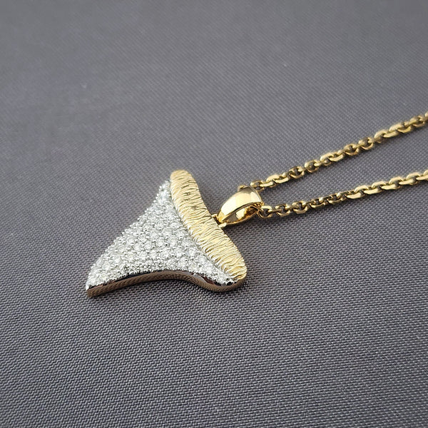 Diamond Shark's Tooth Pendant