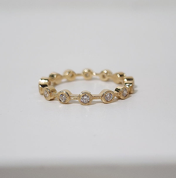 Diamond Station Eternity Band