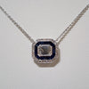 Sapphire & Diamond Necklace