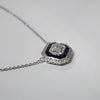 Sapphire & Diamond Necklace
