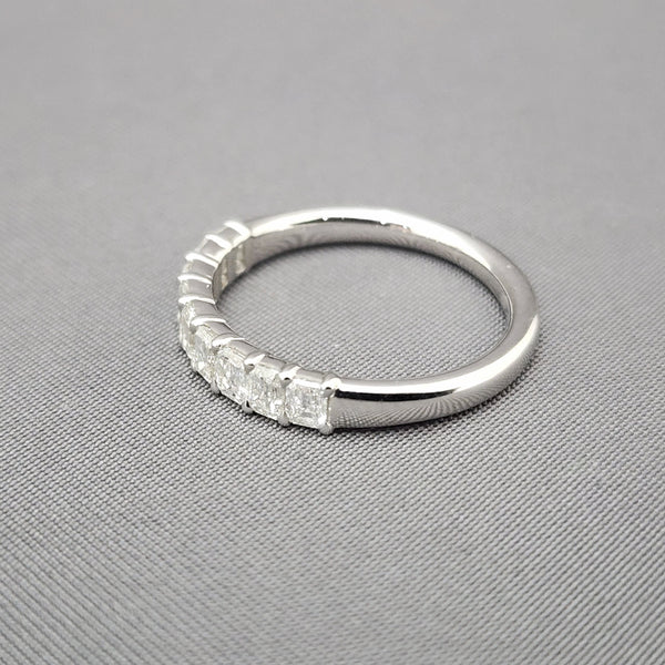 Emerald Cut Diamond Wedding Band