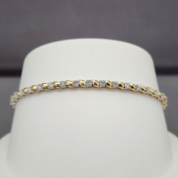 Diamond Bangle Bracelet