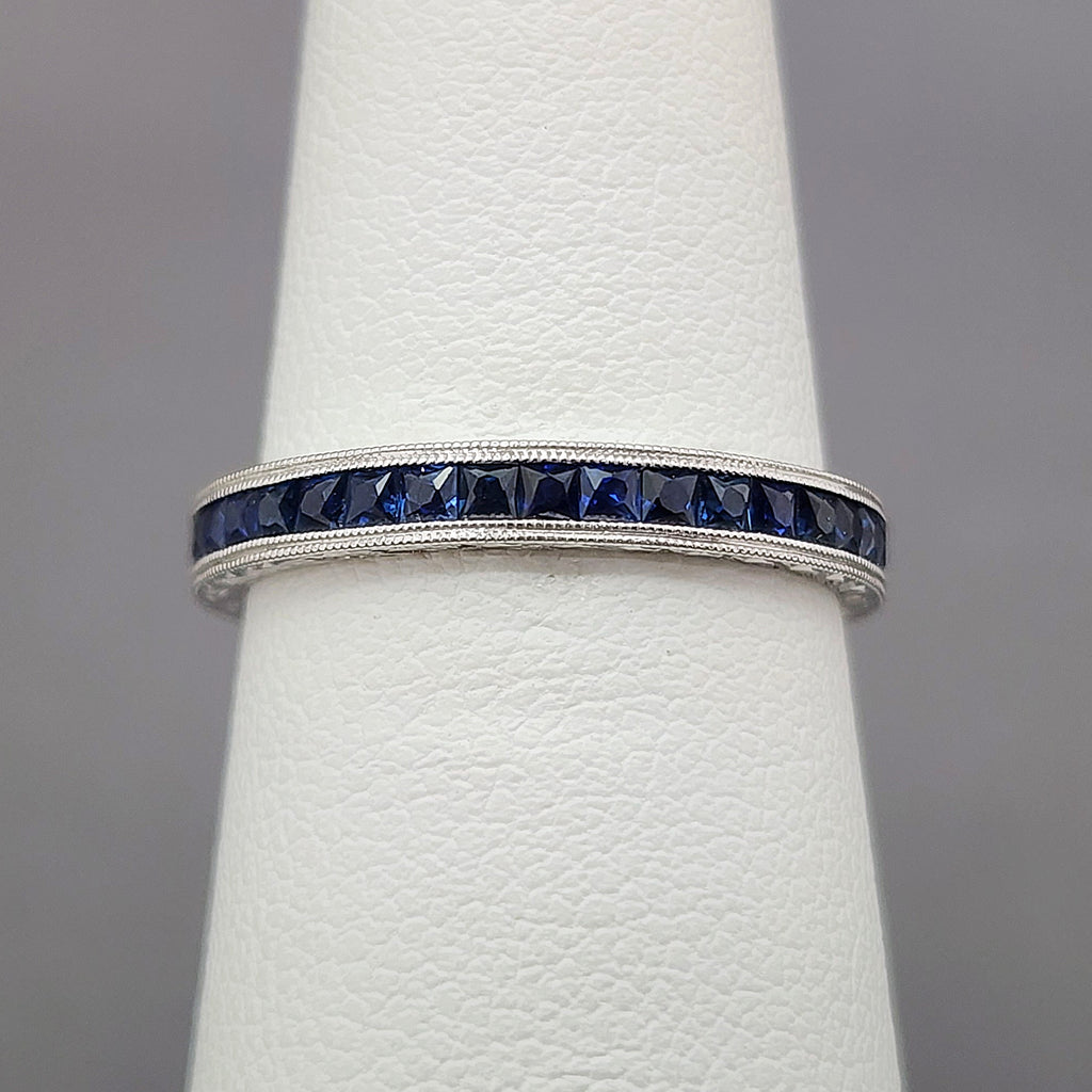 Sapphire Eternity Band