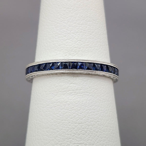 Sapphire Eternity Band