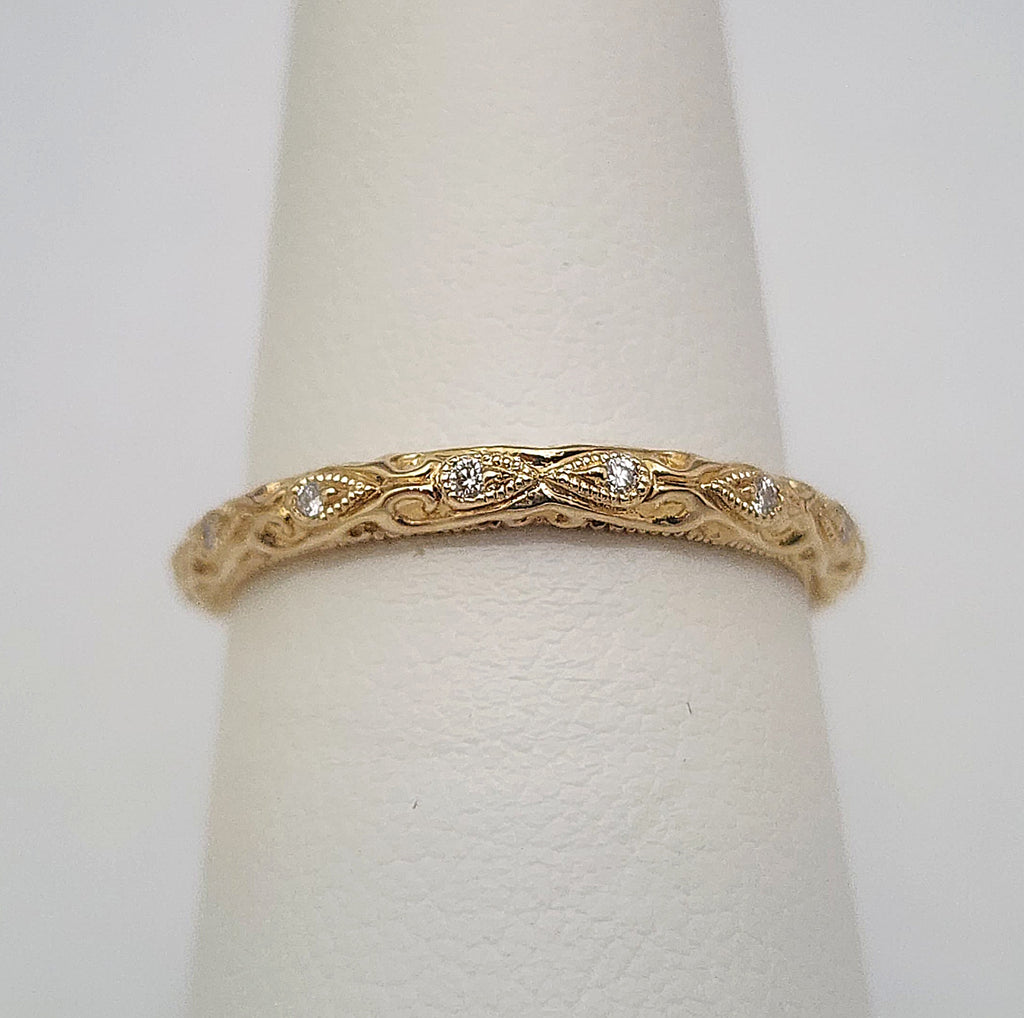 Diamond Textured Band