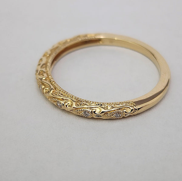 Diamond Textured Band