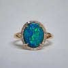 Opal & Diamond Ring