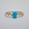 Turquoise & Diamond Ring