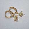 Opal & Diamond Earrings
