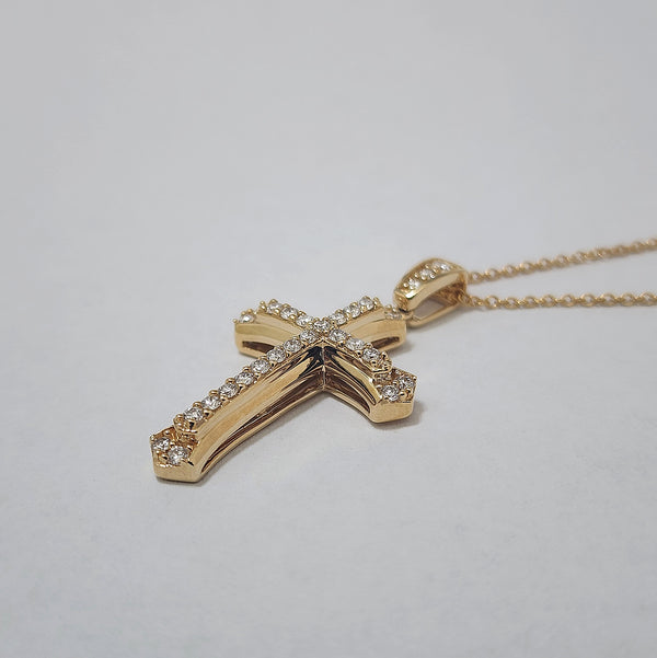 Diamond Cross Pendant