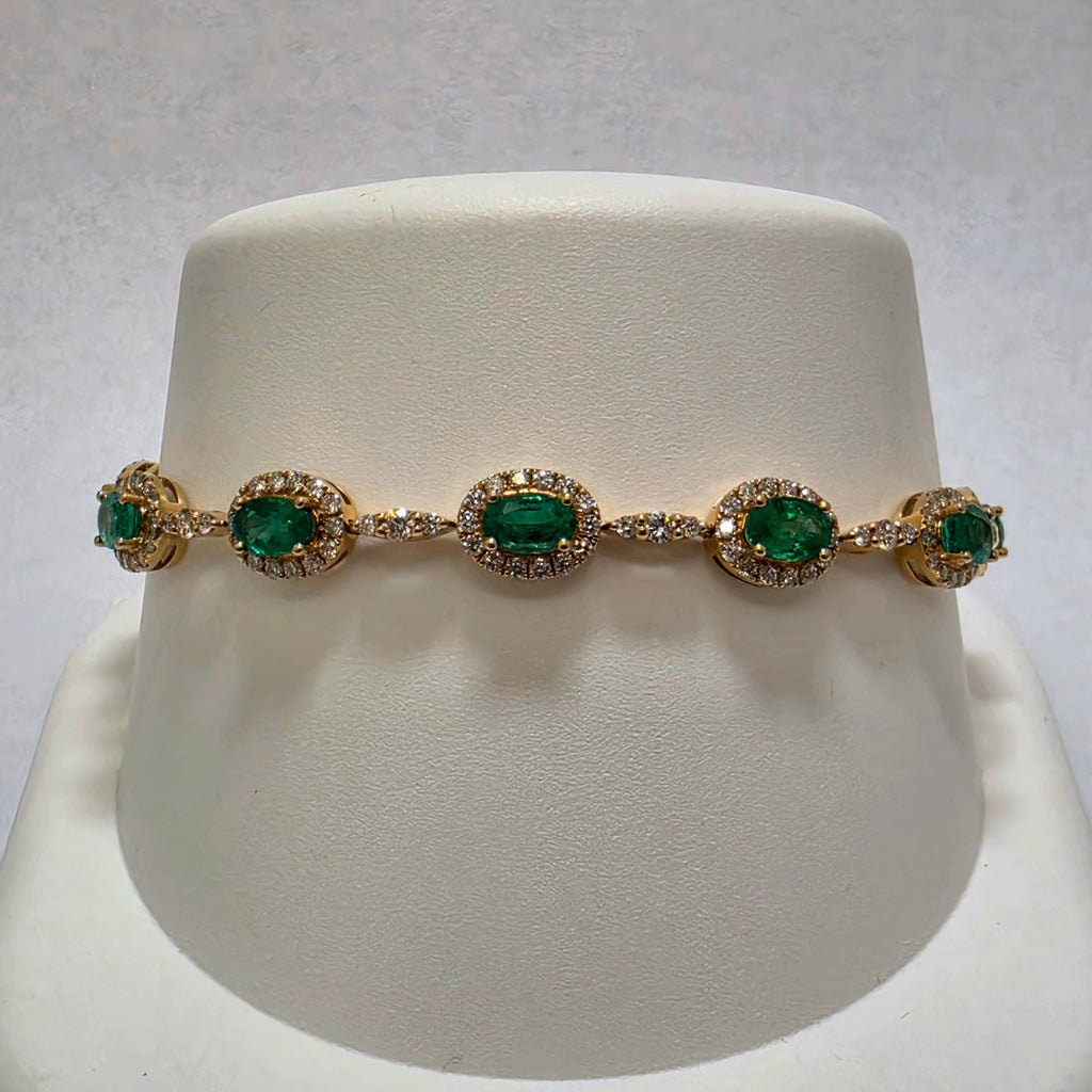 Emerald & Diamond Bracelet