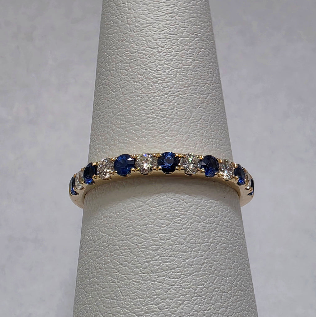 Sapphire & Diamond Band