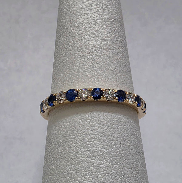Sapphire & Diamond Band