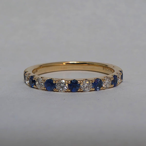 Sapphire & Diamond Band
