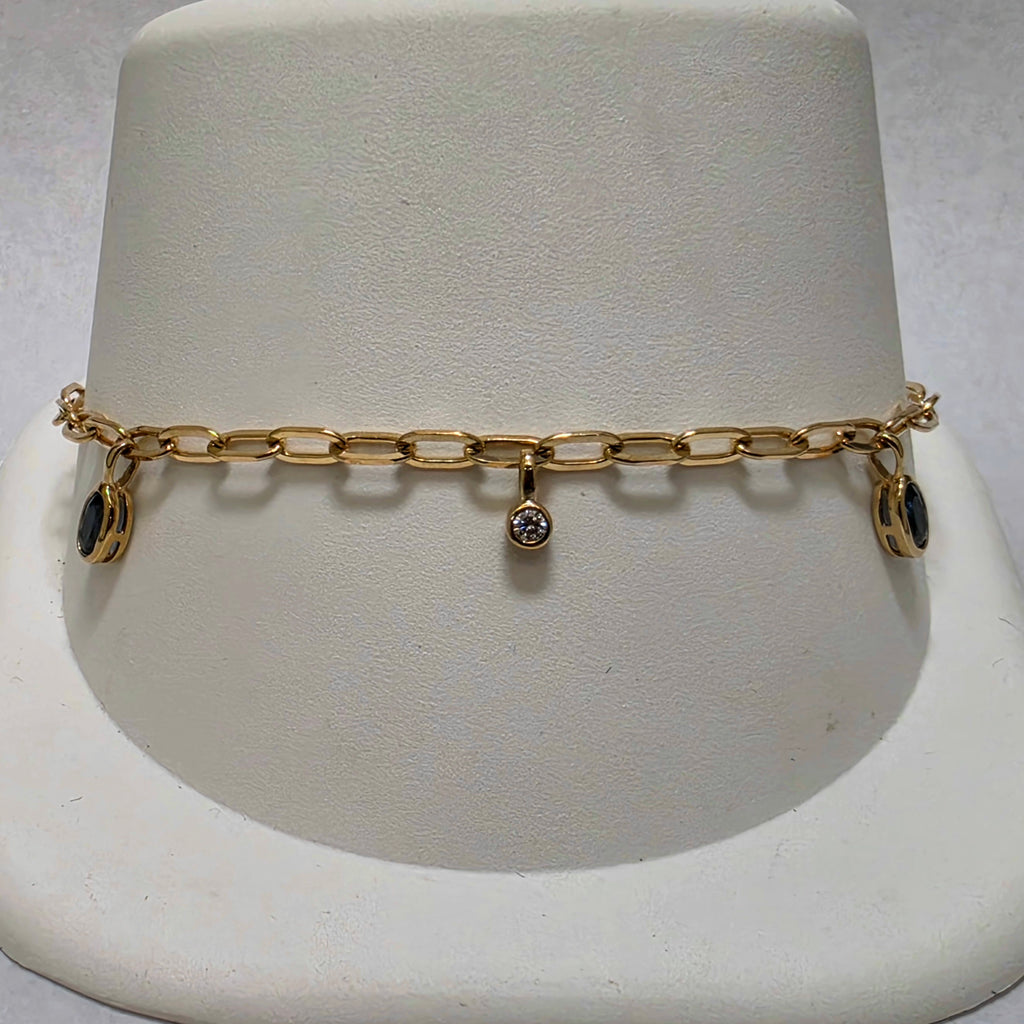 Sapphire & Diamond Bracelet