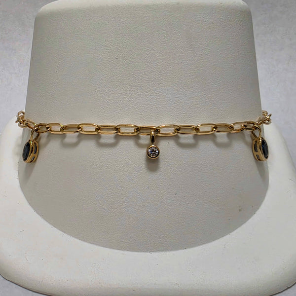 Sapphire & Diamond Bracelet