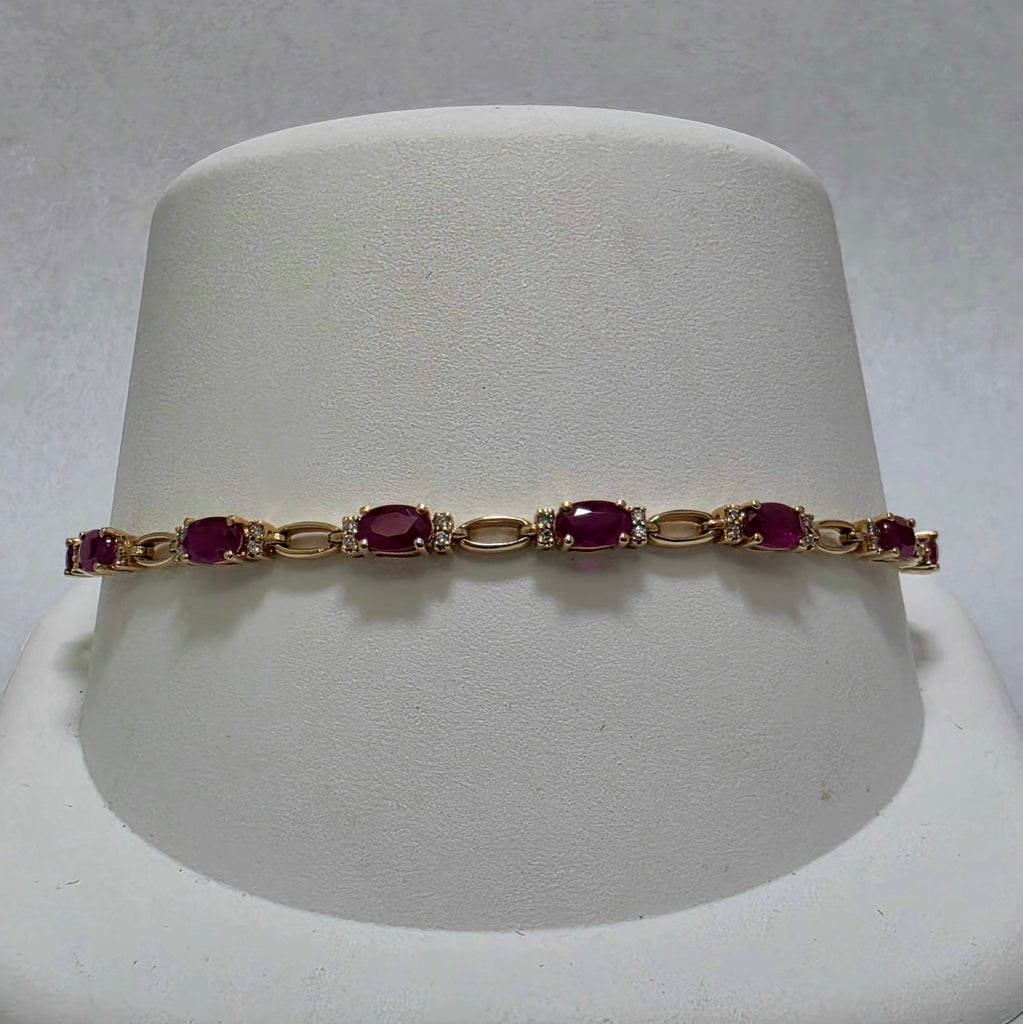 Ruby & Diamond Bracelet