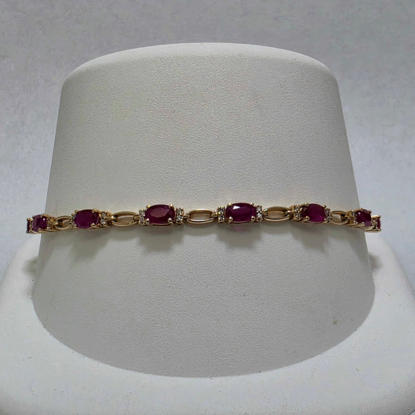 Ruby & Diamond Bracelet