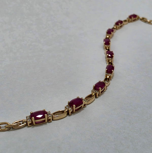 Ruby & Diamond Bracelet