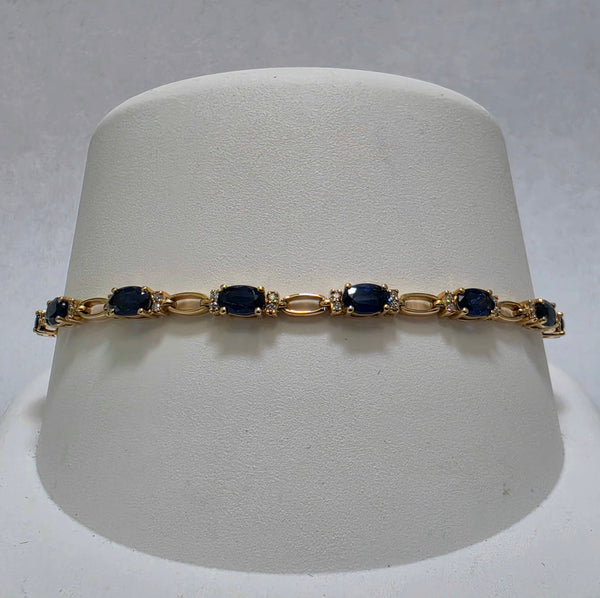 Sapphire & Diamond Bracelet