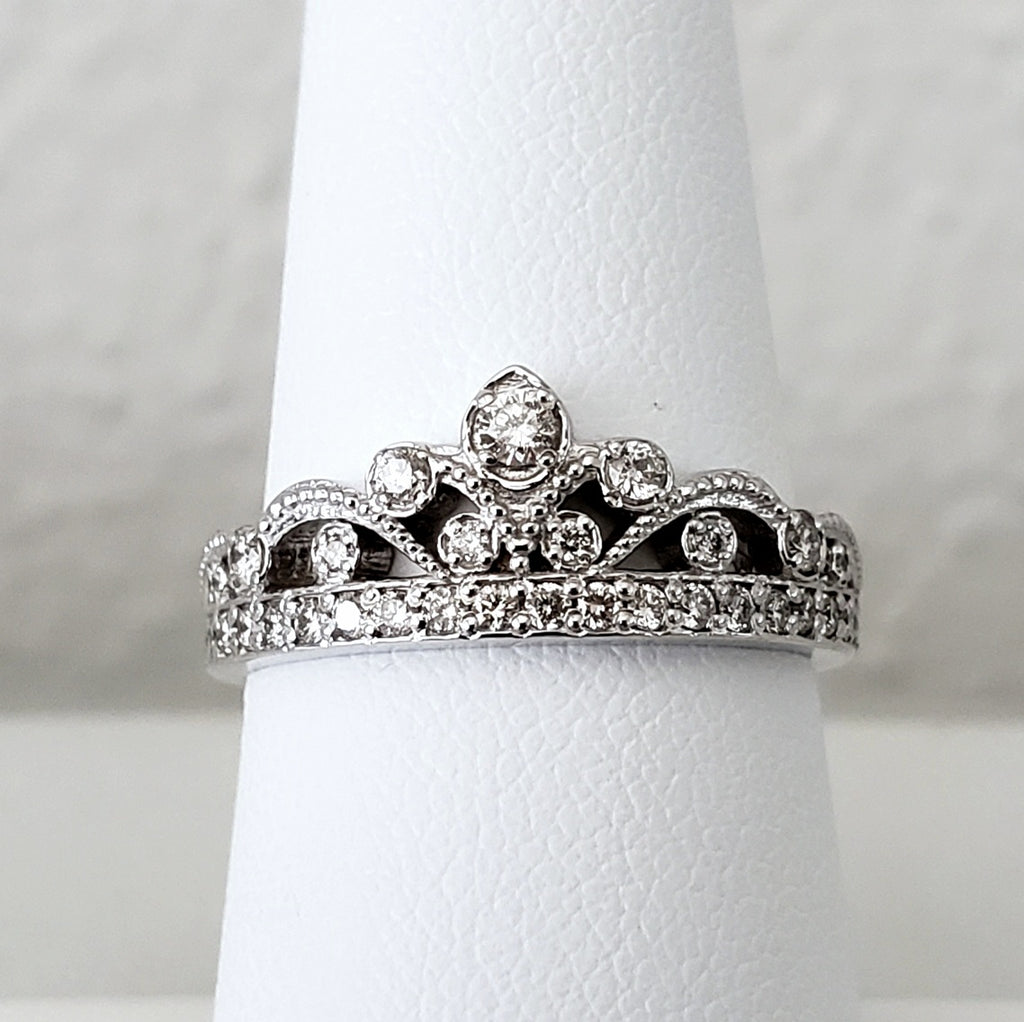 Tiara Style Diamond Ring