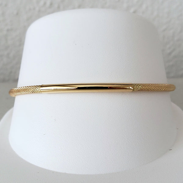 Textured Bangle Bracelet