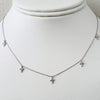 Diamond Cross Charm Necklace