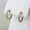 Diamond Hoop Earrings