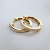 Diamond Hoop Earrings