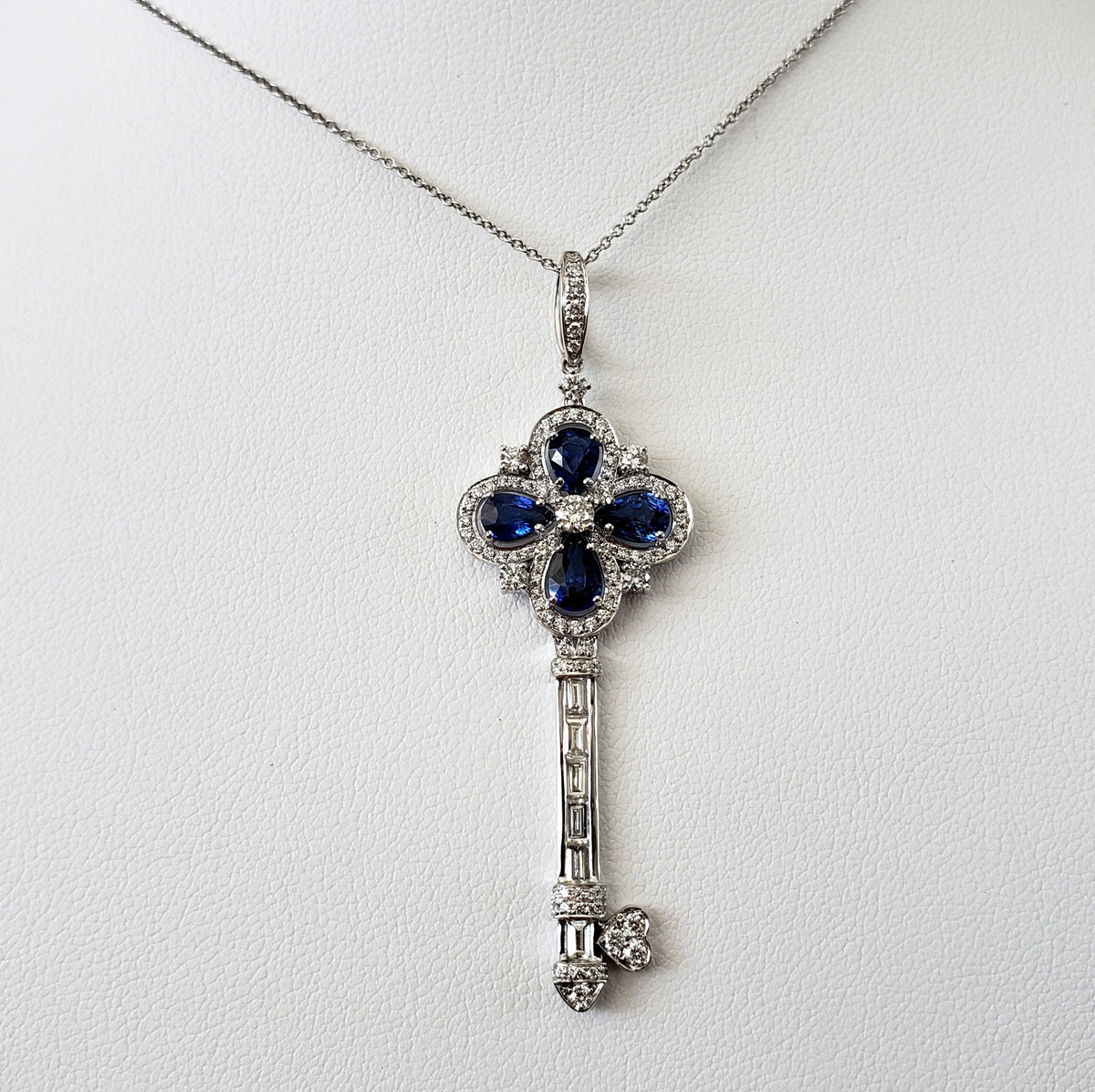 Sapphire 2025 key necklace