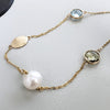 Semi-Precious Gemstone & Pearl Necklace