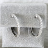 Diamond Hoop Earrings