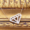 Diamond "Diamond" Style Necklace