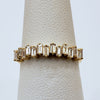 Staggered Baguette Diamond Band