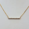 Diamond Bar Necklace