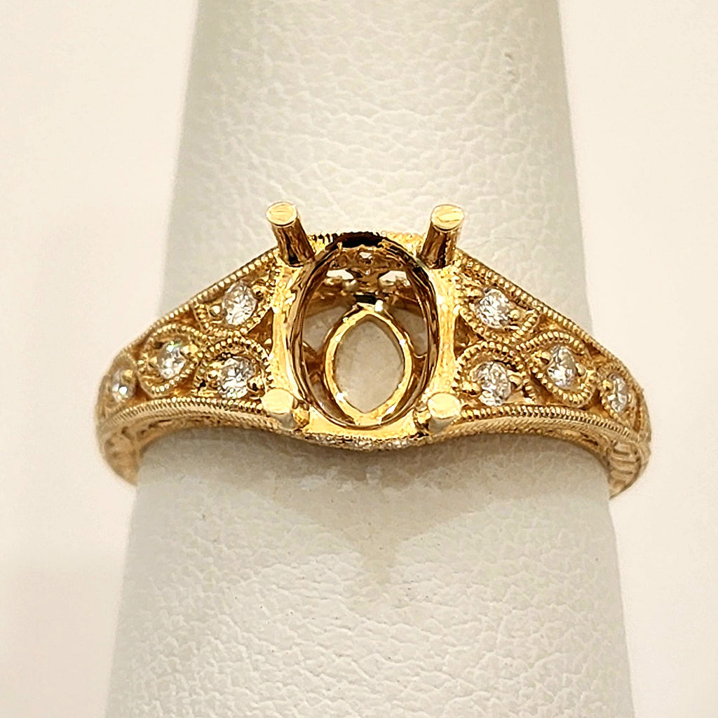 Diamond Engagement Ring Semi Mount
