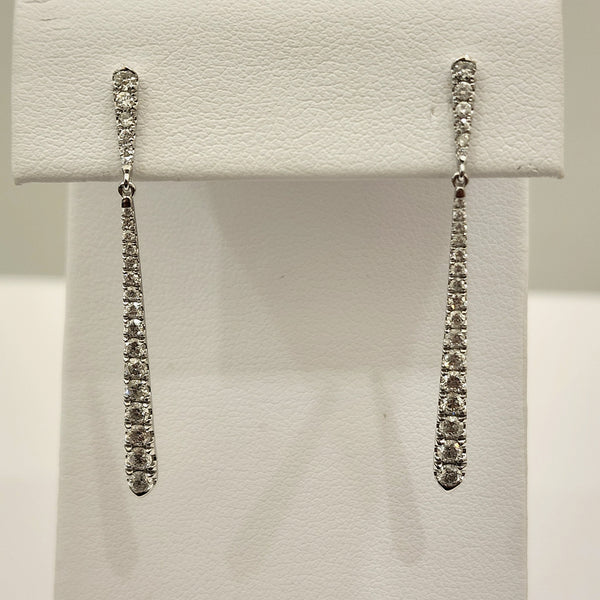 Diamond Dangle Earrings