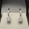 Emerald Cut Diamond Dangle Earrings